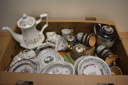 A Johnson Bros 'Eternal Beau' part coffee service (13 pieces) an Oriental style 'Fairylite' part tea