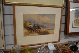 19th/20th Century British School, watercolour/gouache, 'Whitby Sands', Yorkshire, a scene of