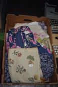 A selection of assorted fabric pieces.