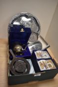 A small quantity of stainless steel and other Commemorative ware