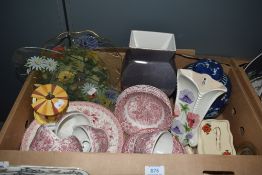 A Broadhurst Ironstone part dinner service 'The Constable Series' having approximately 28 pieces,