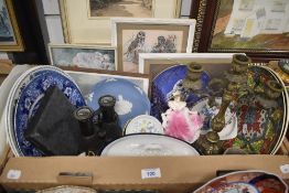 A miscellaneous selection of items including a Wedgwood Jasperware 1986 Christmas plate, a