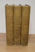 Three volumes of Live Stock of the Farm Edited by Professor C Bryner Jones M.Sc., F.H.A.S.volumes I,