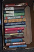 A carton of approximately 15 Folio Society books including Graham Green-Travels With My Mary Russell