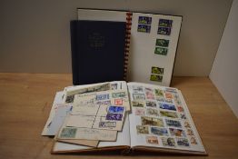 Four albums of various commemorative and other stamps, including Battle of Hastings, Battle of