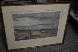 Two framed and glazed Military Prints, Camp of the 3rd Division 63cm x50cm including frame, The