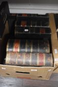 Six leather bound volumes of 'Society of Chemical Industry'
