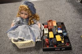A small selection of playworn Diecast cars including Days Gone and Corgi sold along with a