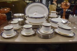 A Paragon china 'Sandringham' pattern part dinner/tea service comprising forty two pieces
