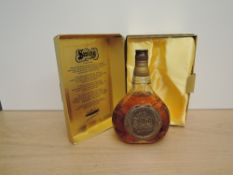 A bottle of John Walker & Sons Ltd, (Johnnie Walker) Swing Blended Scotch Whisky, older bottling, no