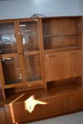 A vintage teak G plan wall unit