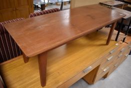 A vintage teak coffee table, approx. 107 x 40cm