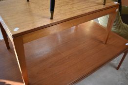 A vintage teak coffee table, approx. 84 x 46cm