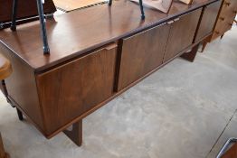 A vintage Rosewood EFFECT sideboard, width approx. 213cm