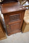 A Victorian mahogany pot cupboard