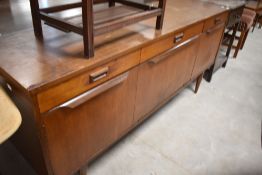 A vintage G plan or similar teak sideboard, width approx. 158cm