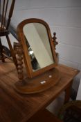 A Victorian toilet mirror