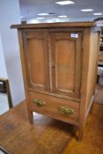A late 19th or early 20th Century pot cupboard or similar cabinet