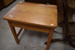 A vintage infants school desk