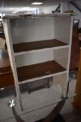 A rustic painted bathroom or similar shelf unit, approx height 79cm