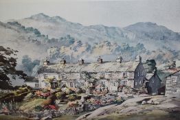 *Local Interest - After Judy Boyes (20th Century, British), coloured prints, Six illustrations - '