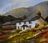 *Local Interest - P. Mawdsley (20th Century), acrylic on board, 'Loughrigg', Lake District',