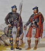 After Graeme Baxter (b.1958, British), coloured print, 'Highlanders of Scotland - Clan MacLeod and