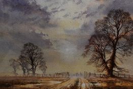 Simon Deverill-Atack (20th Century, British), watercolour, 'Going Home', signed to the lower left,