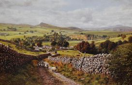 *Local Interest - After Peter Symonds (b.1964, British), coloured print, A view towards Buttermere