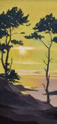 F.Howell Porter (20th Century), oils on board, 'Autumn Light' and 'Evening Sun', both signed and