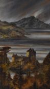 After Gillian McDonald (contemporary, British), coloured print, 'Light on The Loch III', Eilean