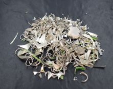 Approx 125g of jewellers scrap silver