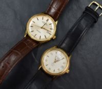 Two Rotary wristwatches, comprising a Rotary Avenger having a champagne dial with baton numerals and