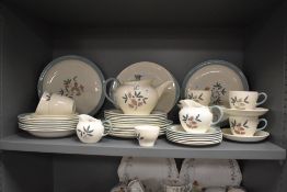 An assorted selection of Wedgwood Brecon tea and tableware, including teacups and saucers