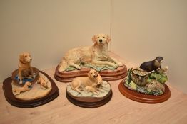 Border Fine Arts golden retriever 'County Show' study number MT08 signed M Turner to rear sold