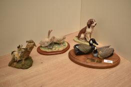 A Border Fine Arts 'Good for the Goose, Good for the Gander' animal/bird group A0450 by James