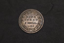 A 1811 George III Silver Three Shilling Bank Token