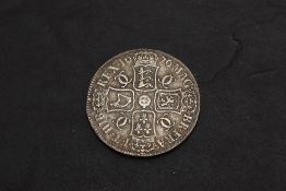A 1676 Charles II Silver Crown, OCTAVO on Edge, very good condition