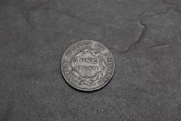 A USA 1821 Large Cent, Matron Head, 13 Stars, needs viewing