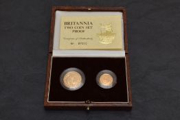 A Royal Mint 1988 United Kingdom Gold Proof Two Britannia Coin cased set, limited edition 7020/