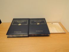 Two albums of Danbury Mint The United States Presidents Coin Collection, Vol I and Vol II, George