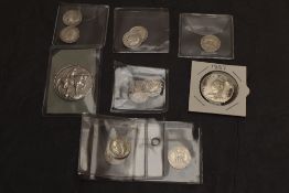 Ten GB Silver Sixpences, Queen Victoria 1891, 187? holed, Edward VII 1906 x2, 1909, George V 1916