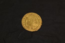A Charles I 1625-1626 Gold Unite Coin, Cross Calvary Mint Mark