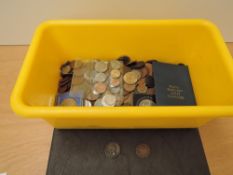 A large collection of GB Coins including 1799 George III Half Penny, 1813 George III Isle of Man