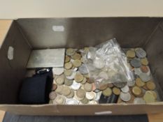 A collection of GB & World Coins including a French 1963 Silver 5 Franc and a 1936 P Venezuela 1