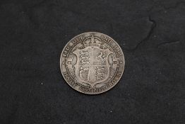 A 1905 Edward VII Silver Half Crown