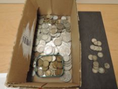 A collection of World Coins including Silver USA One Dimes, Netherlands 1/4 Guldens, Newfoundlands