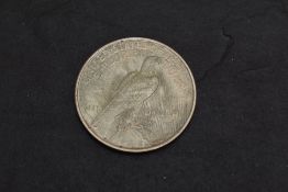 A 1923 USA Silver Peace Dollar