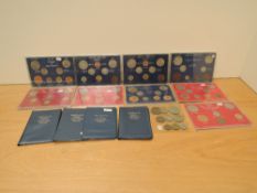 Ten GB Coin Year Sets, George V 1935, Queen Elizabeth II 1953, 1956 x2, 1962, 1963 1966, 1967 x3,