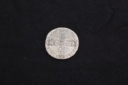 A 1703 Queen Anne Silver Sixpence, Vigo, Plain